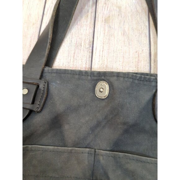 Tanner Goods Men's Canvas Leather Tote Travel Bag Made in USA - Picture 5 of 11